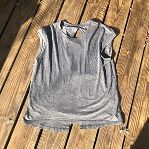 Lululemon grey open back tank